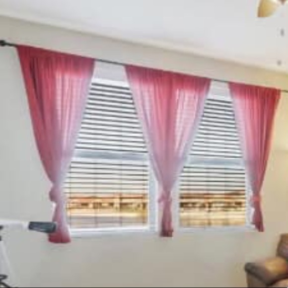 Target Accents 4 Red Curtain Long Panels Poshmark